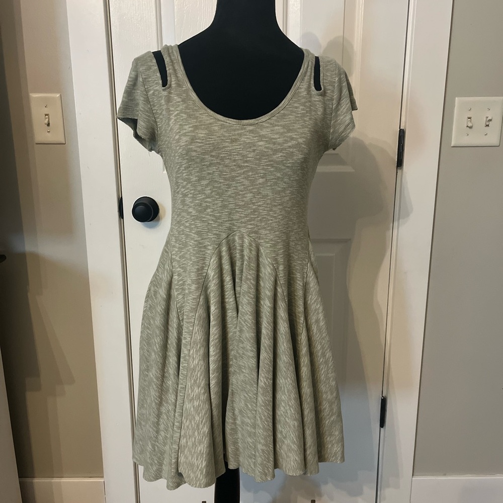 Free people tiny dancer dress green